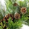 Real Touch Pinecones and Jingle Bells Artificial Christmas Wreath 26 Inch